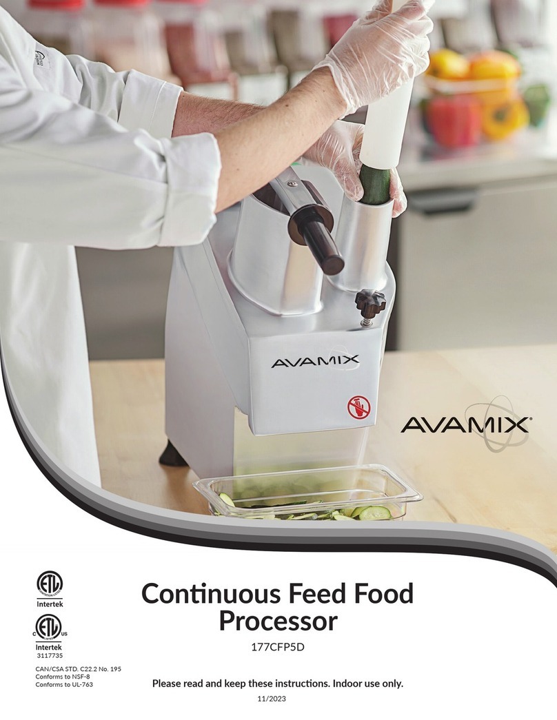 Avamix 177CFP5D manual