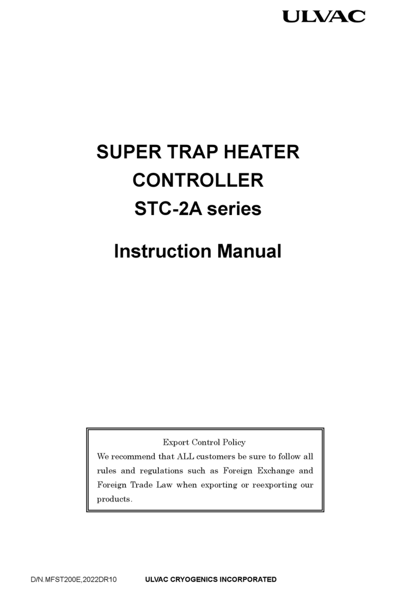 Ulvac STC-2A Series instruction manual