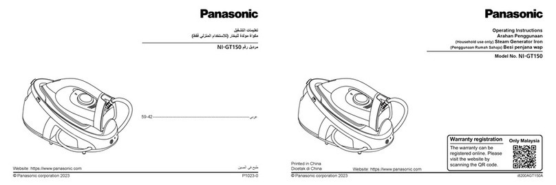 Panasonic NI-GT150 operating instructions