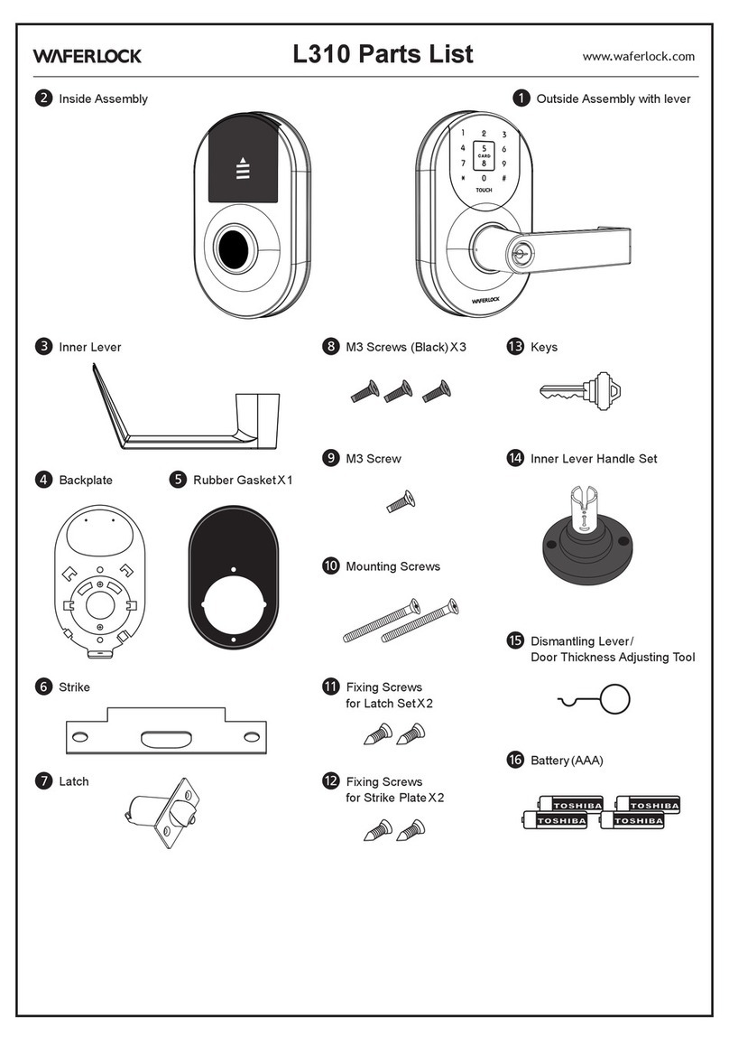 Waferlock L310 User manual