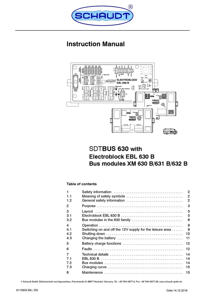 Schaudt SDTBUS 630 User manual