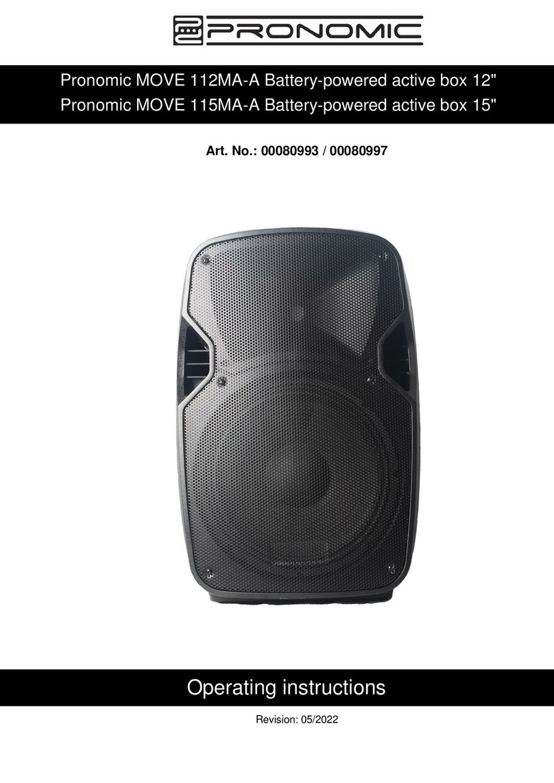 Pronomic MOVE 112MA-A User manual
