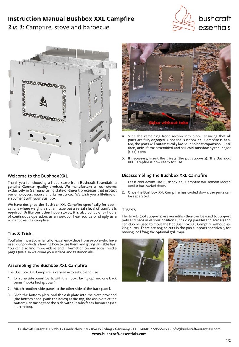 Bushcraft Essentials Bushbox XXL Campfire instruction manual Bushcraft Essentials Bushbox XXL Campfire instruction manual