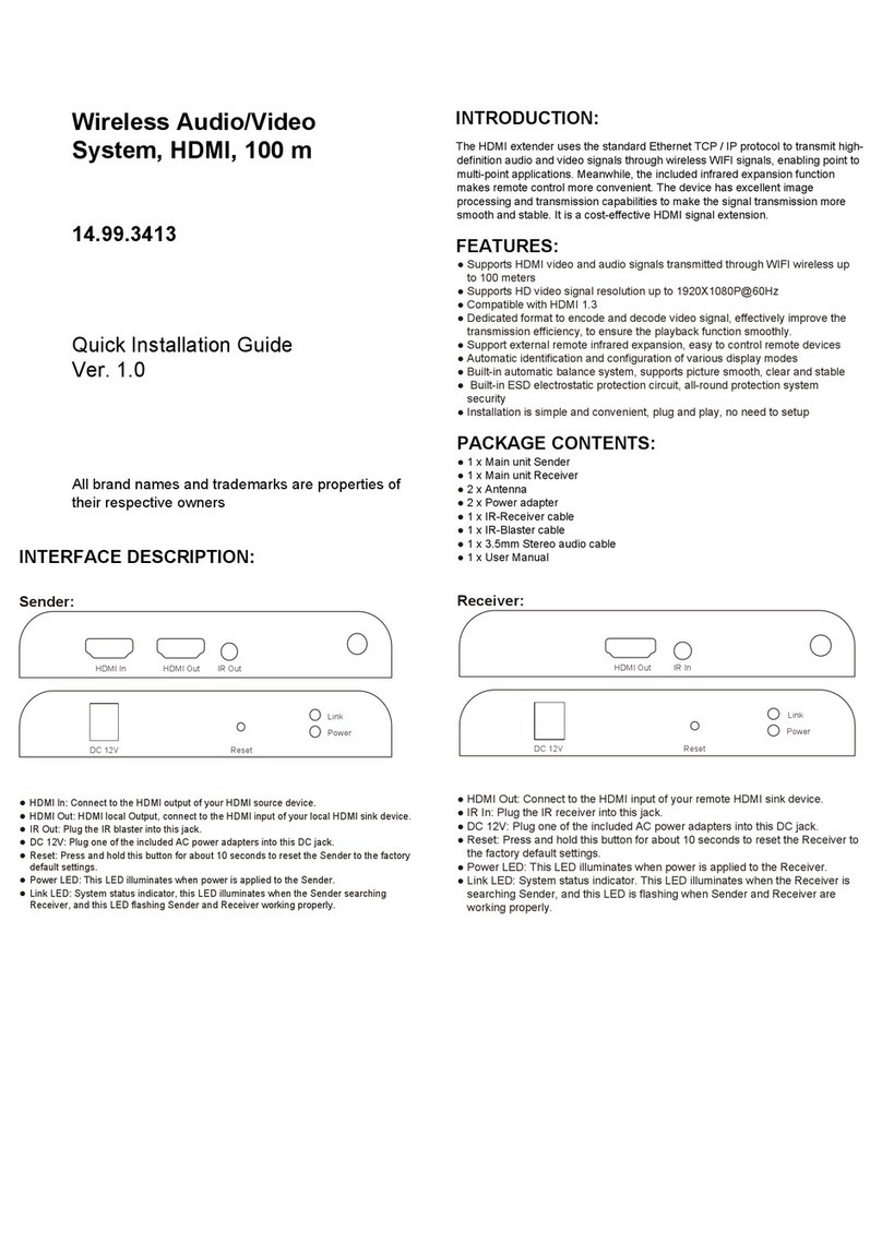 Value 14.99.3413 Quick installation guide
