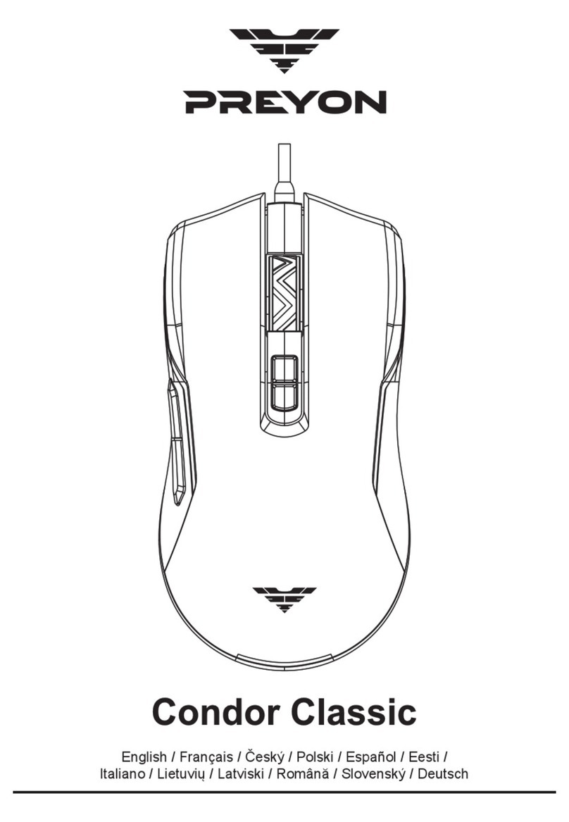PREYON Condor Classic User manual