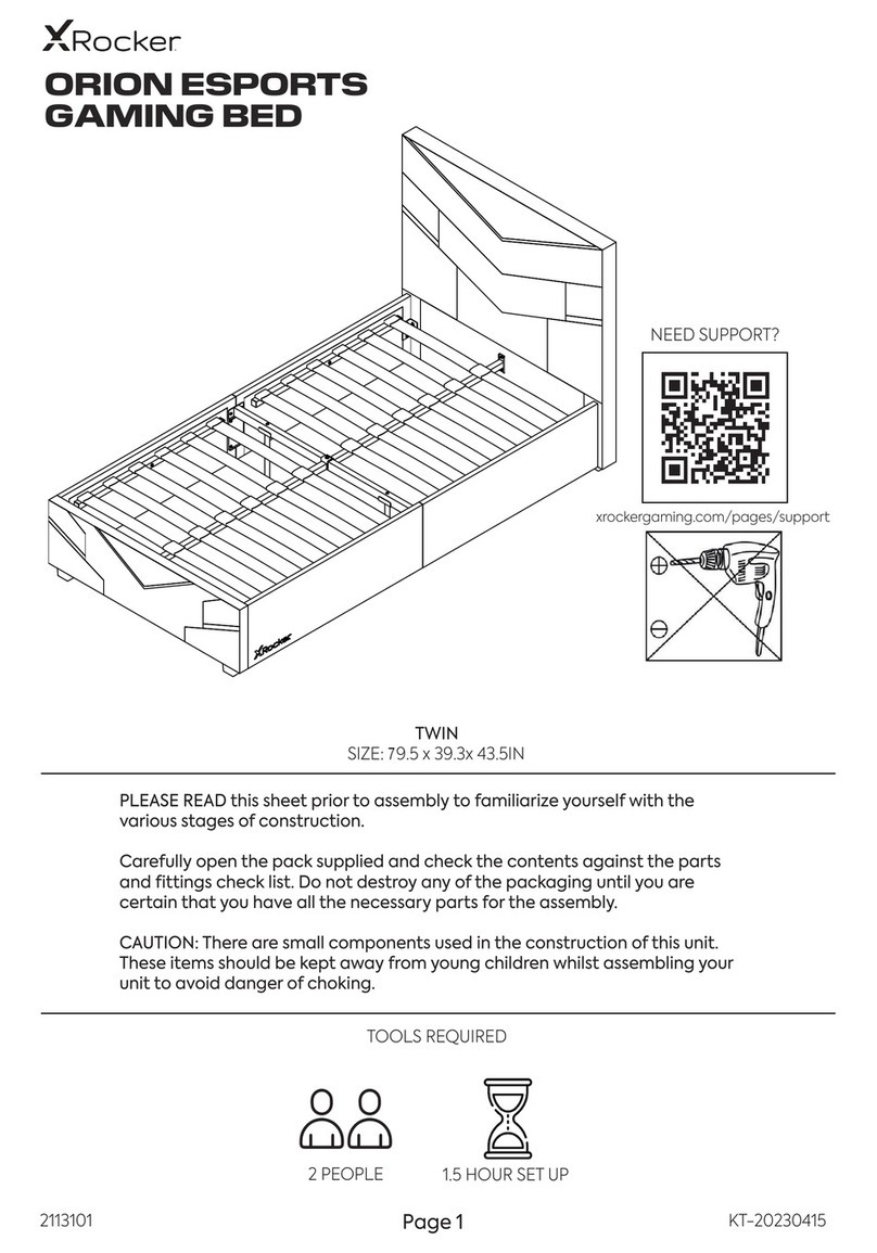 XROCKER ORION ESPORTS 2113201 User manual