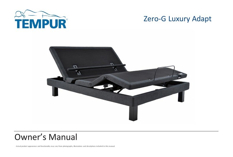 TEMPUR Zero-G Luxury Adapt User manual
