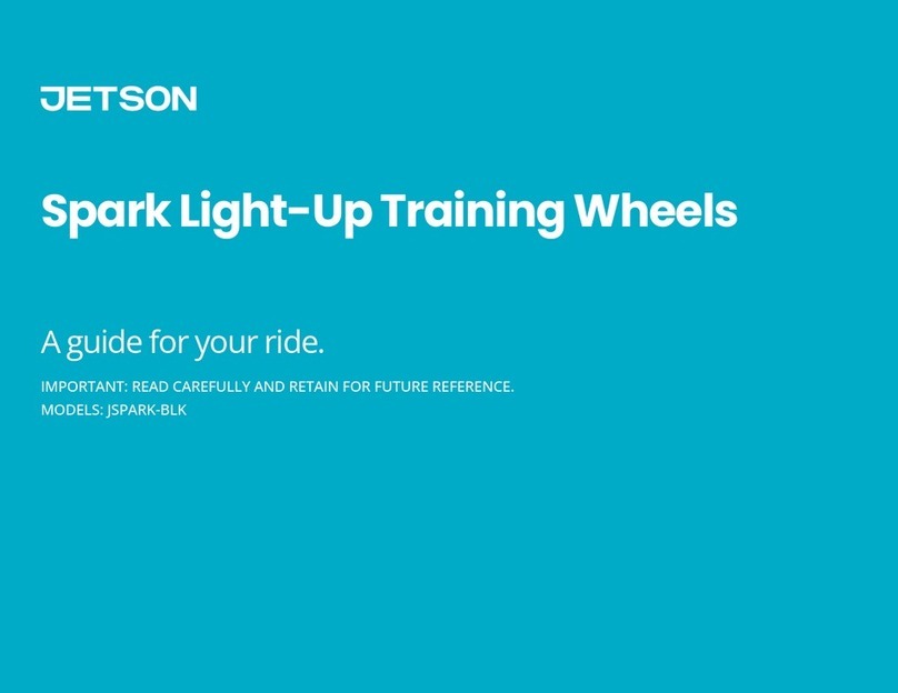 Jetson Spark Light-Up Training Wheels manual