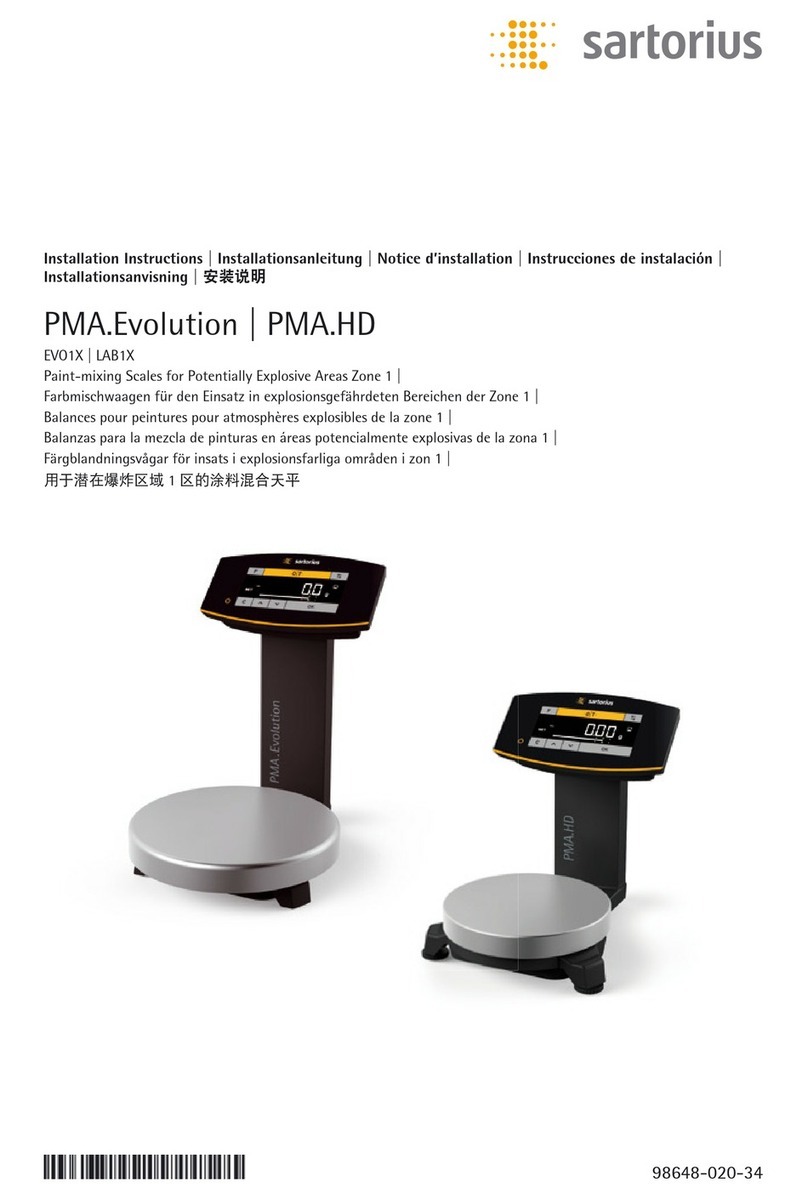Sartorius PMA.Evolution installation instructions