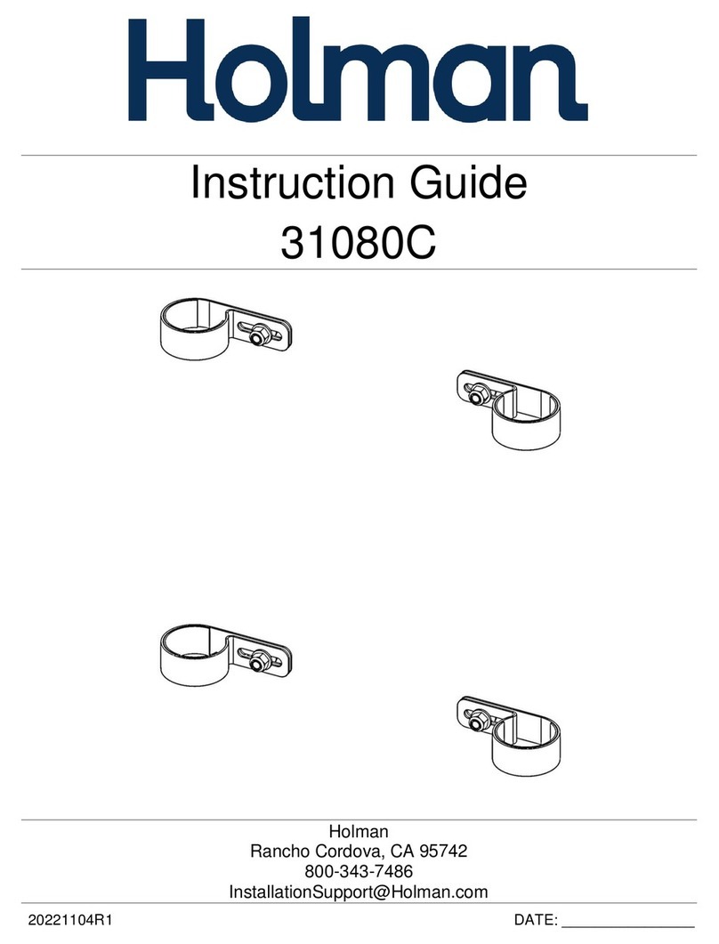 Holman 31080C User manual