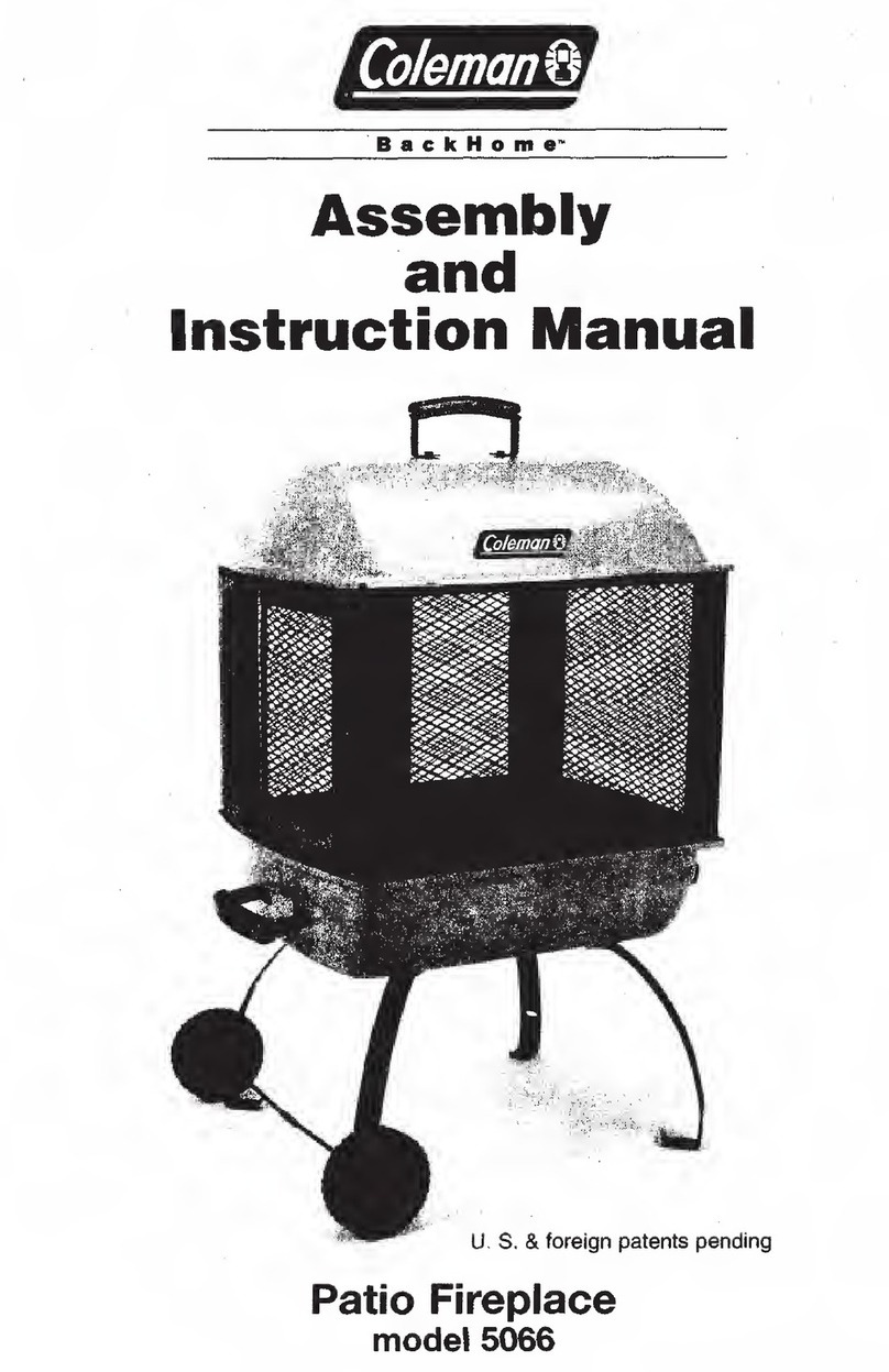 Coleman 5066 Assembly and instruction manual
