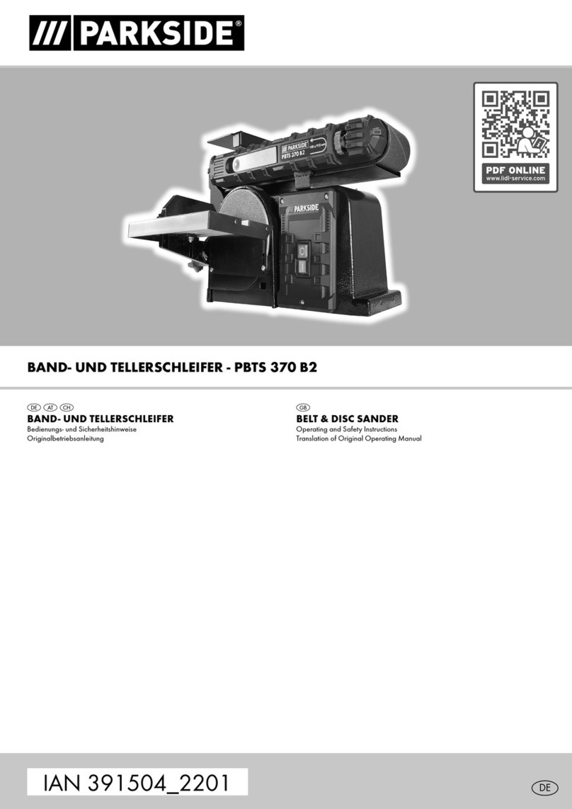 Parkside PBTS 370 B2 Quick guide