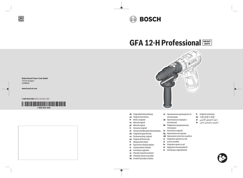 Bosch Professional GFA 12-H User manual