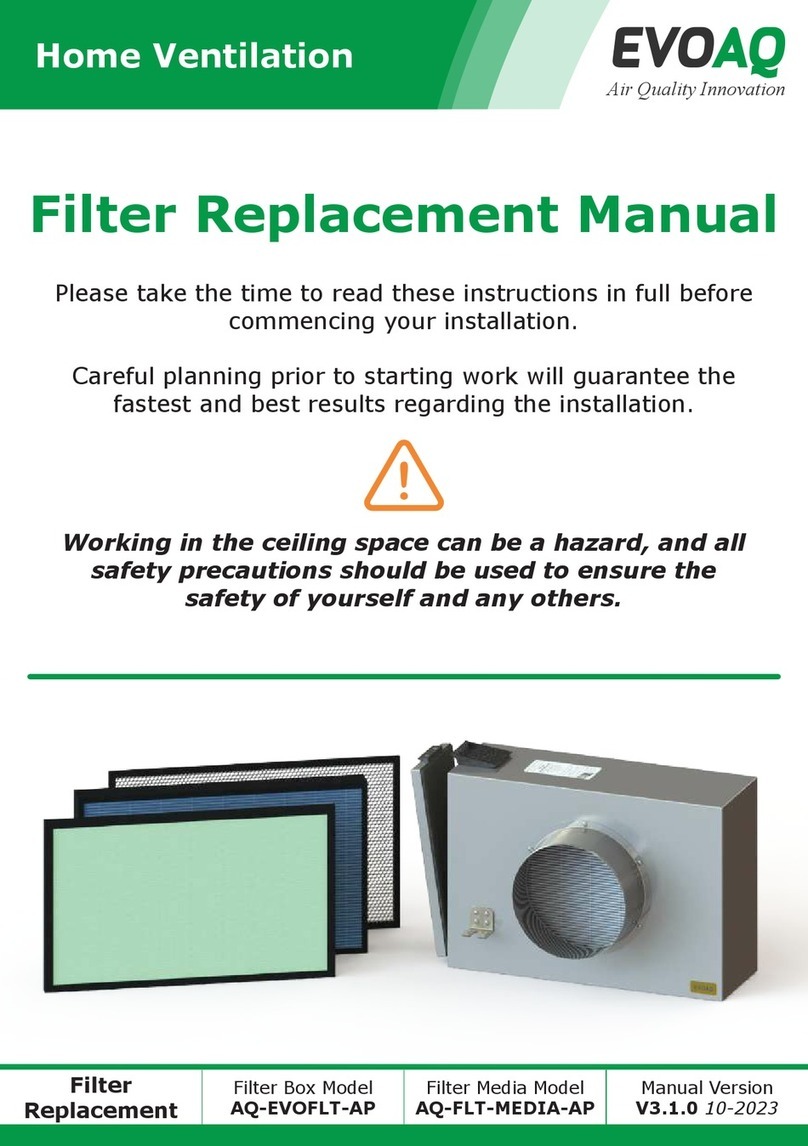 EVOAQ AQ-EVOFLT-AP Replacement manual