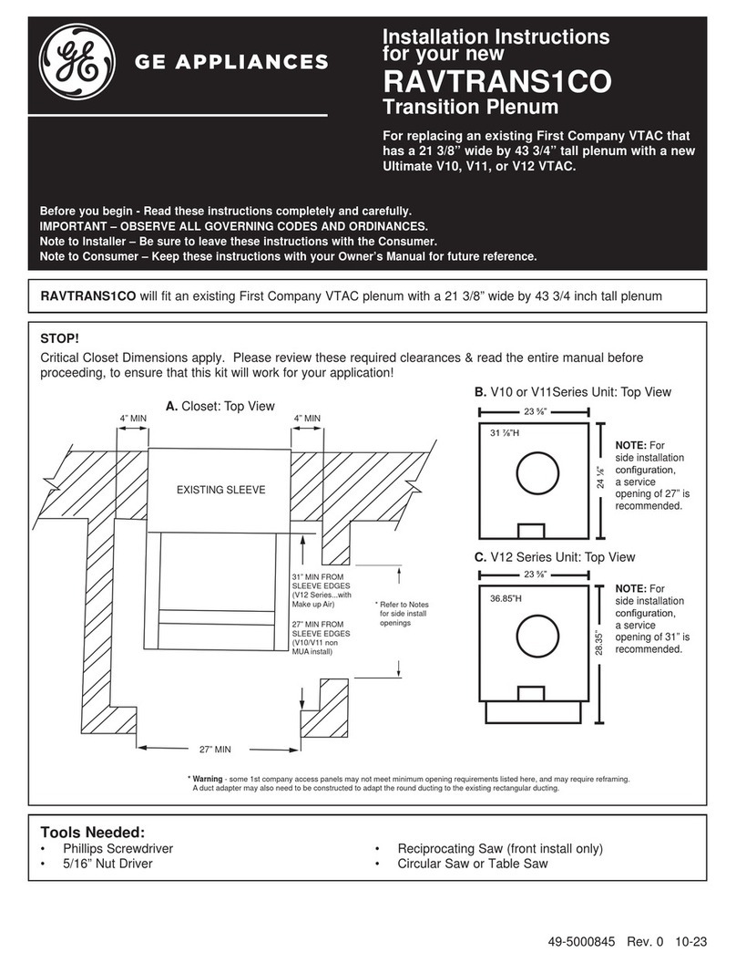 GE RAVTRANS1CO User manual