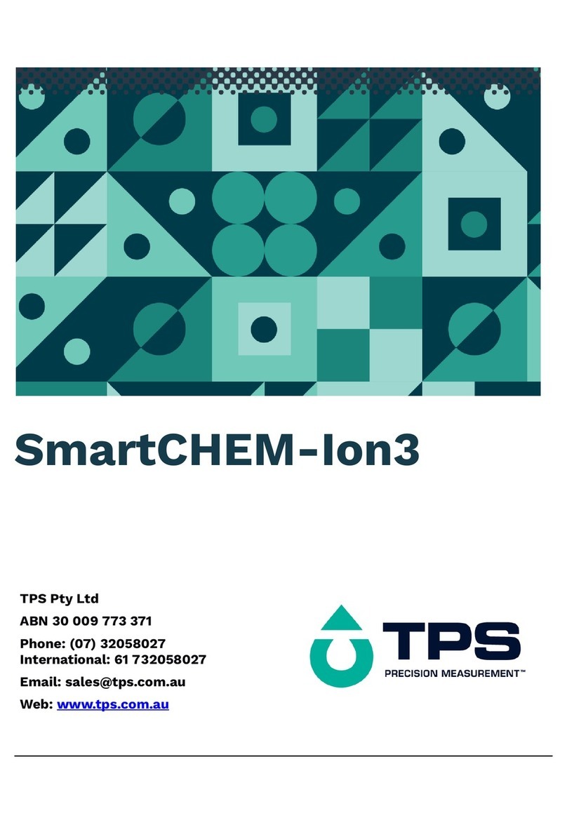 TPS SmartCHEM-Ion3 User manual