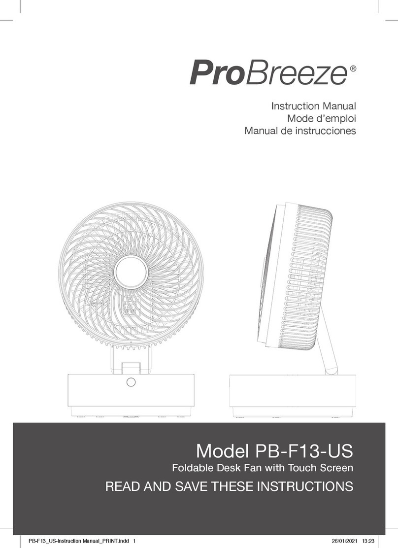Pro Breeze PB-F13-US User manual