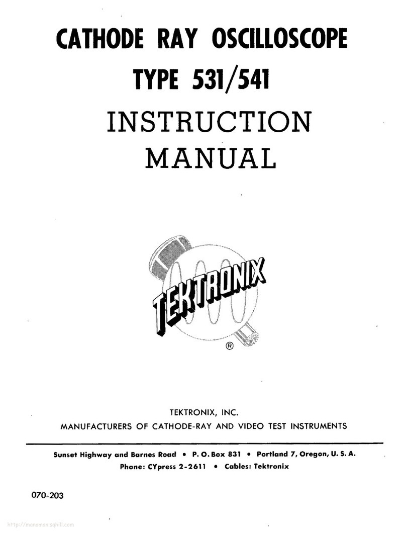 Tektronix 531 instruction manual