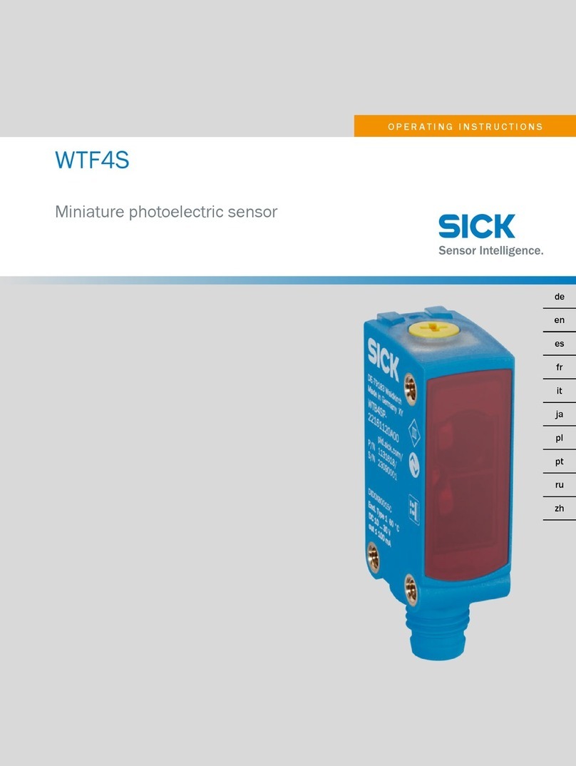 SICK WTF4S User manual
