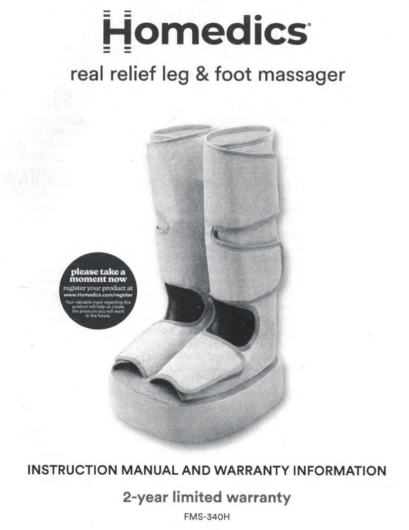 HoMedics FMS-340H Instruction Manual