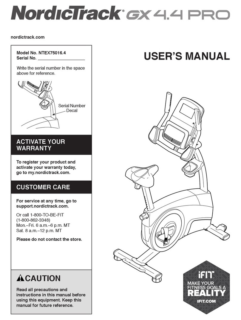 ICON Health & Fitness NordicTrack GX 4.4 PRO user manual