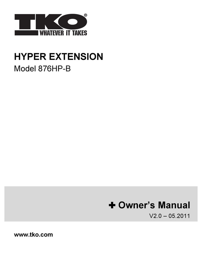 TKO 876HP-B User manual