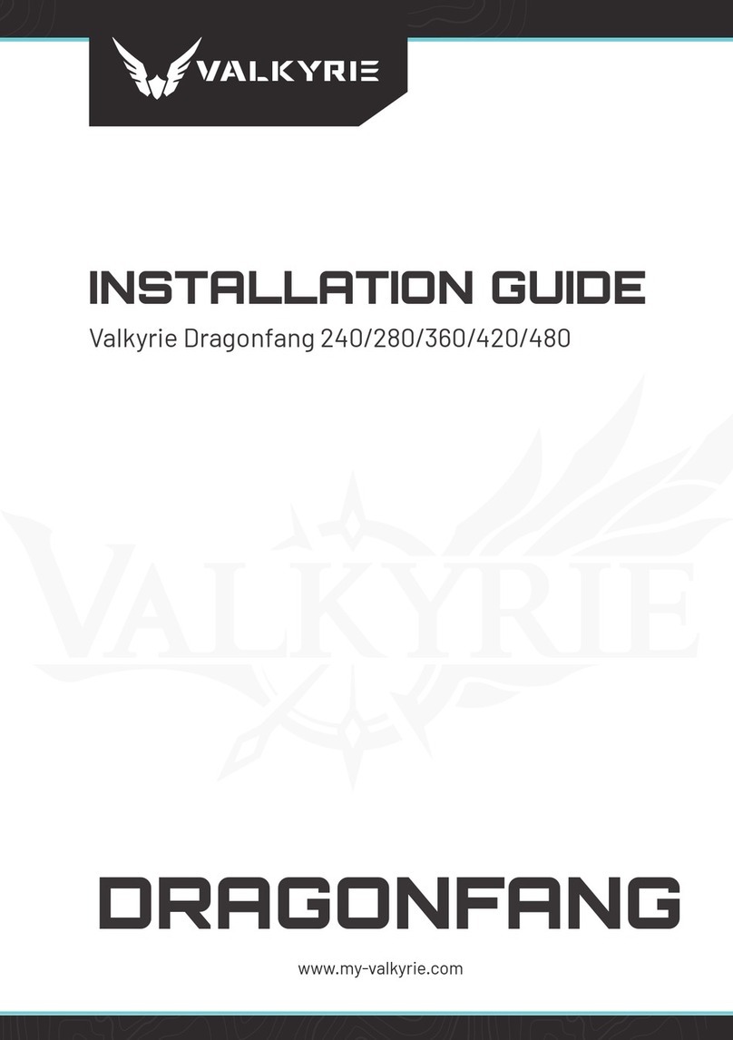 VALKYRIE Dragonfang 240 installation guide