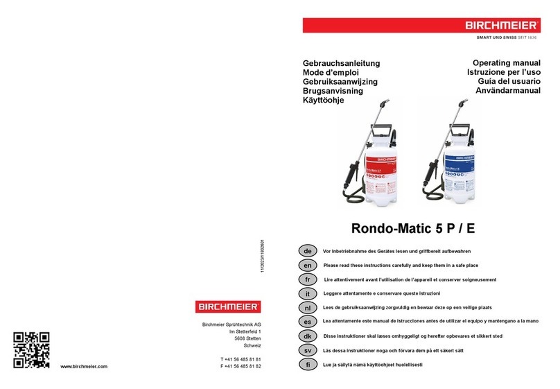 Birchmeier Rondo-Matic 5 P User manual