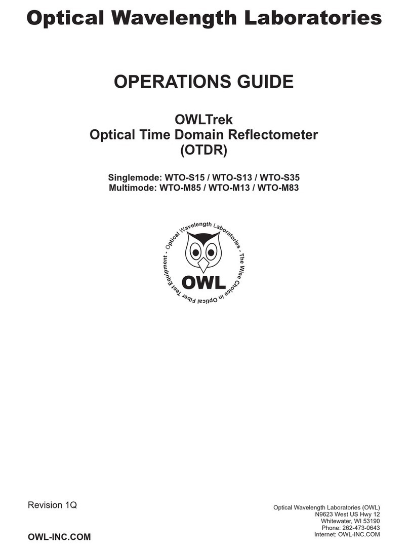 OWL OWLTrek WTO-M85 User manual