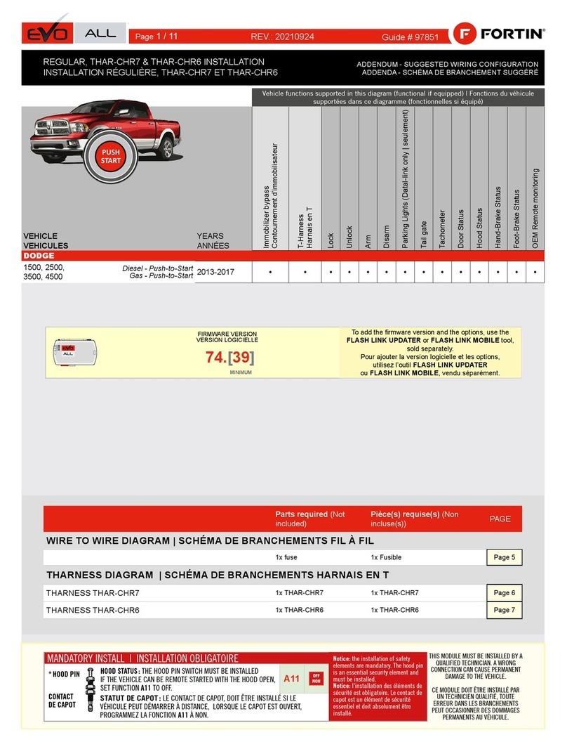 Fortin EVO-ALL Installation Fortin EVO-ALL Installation