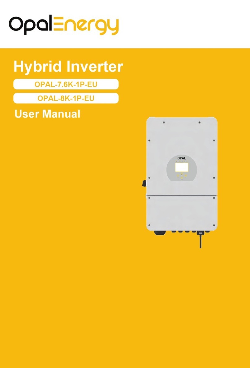 Opal Energy OPAL-7.6K-1P-EU User manual
