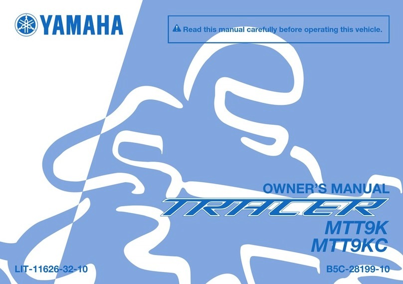 Yamaha TRACER MTT9K 2019 User manual