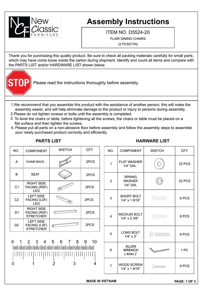 New Classic Furniture D5524-20 Assembly instructions