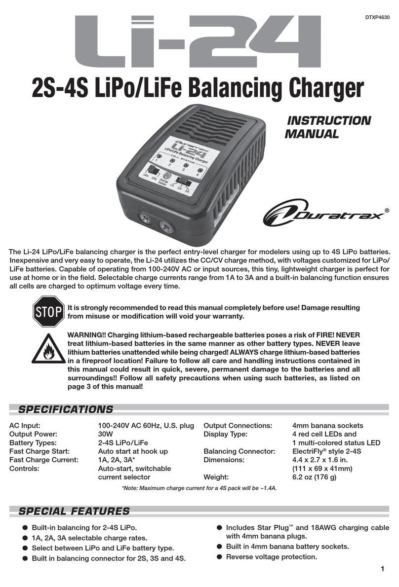 Hobbico Duratrax Li-24 DTXP4630 instruction manual