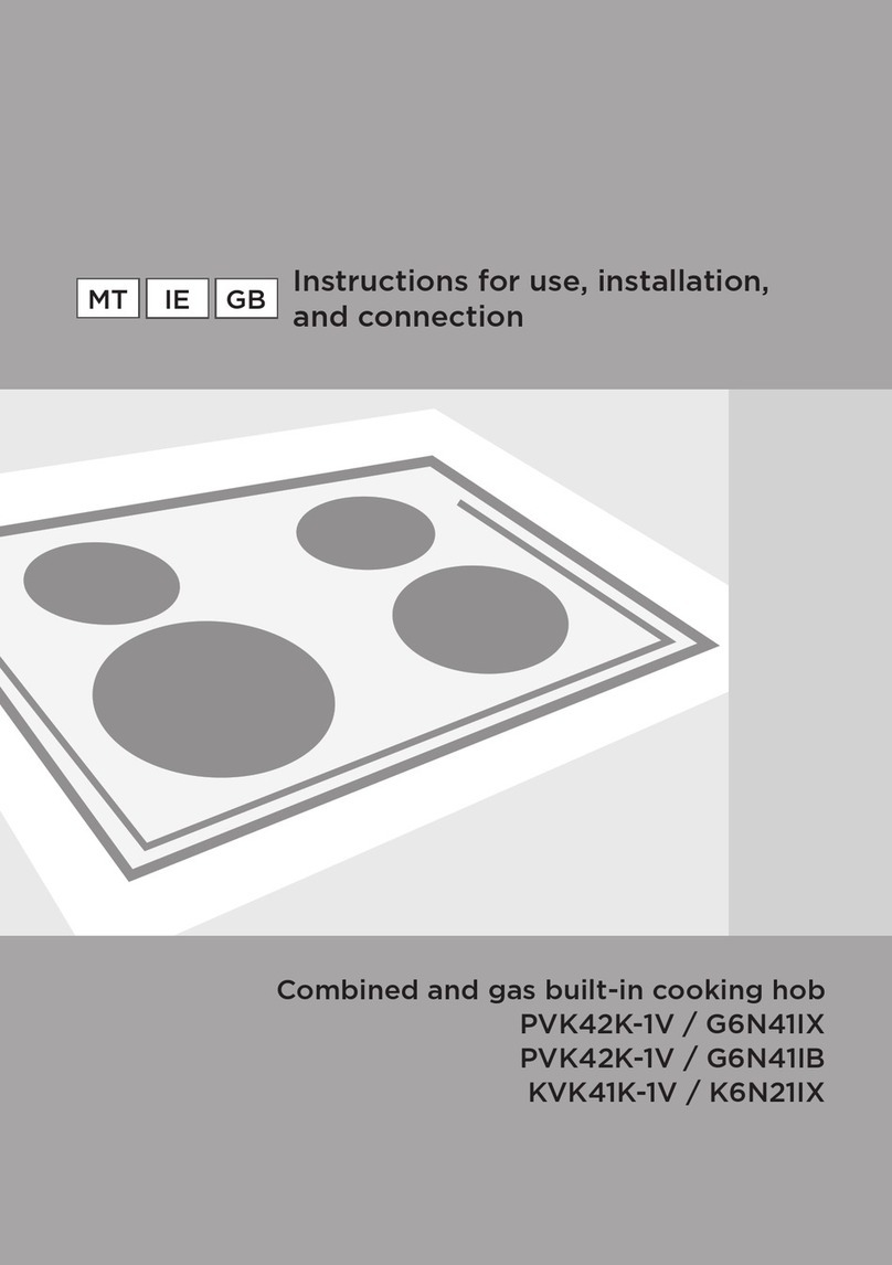 Gorenje PVK42K-1V Instructions for use, installation, and connection