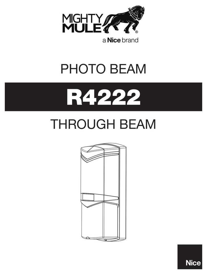Nice MIGHTY MULE R4222 User manual