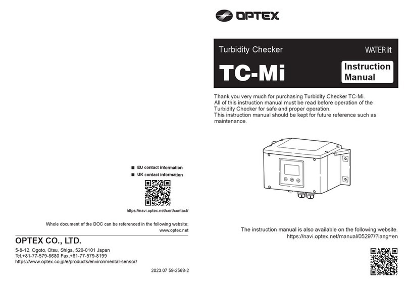 Optex TC-Mi instruction manual