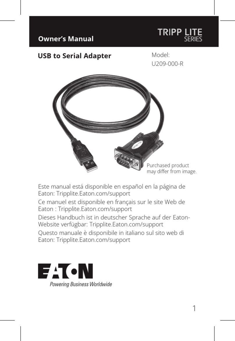 Eaton TRIPP LITE U209-000-R User manual
