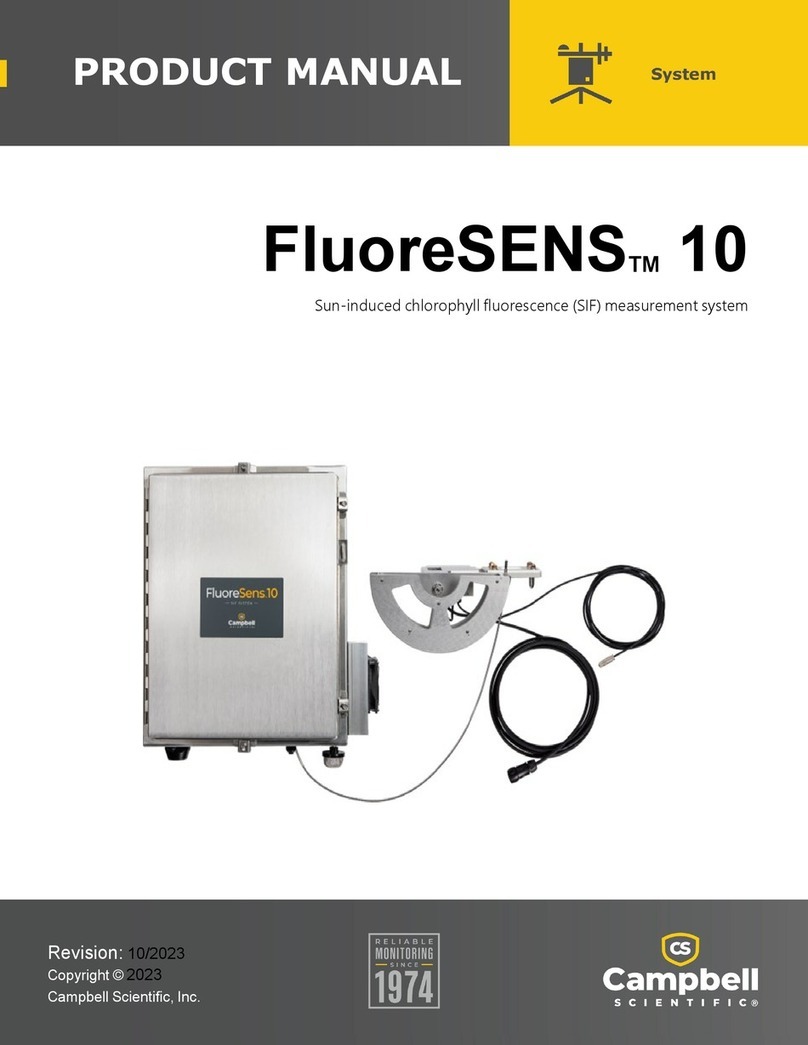 Campbell FluoreSENS 10 User manual