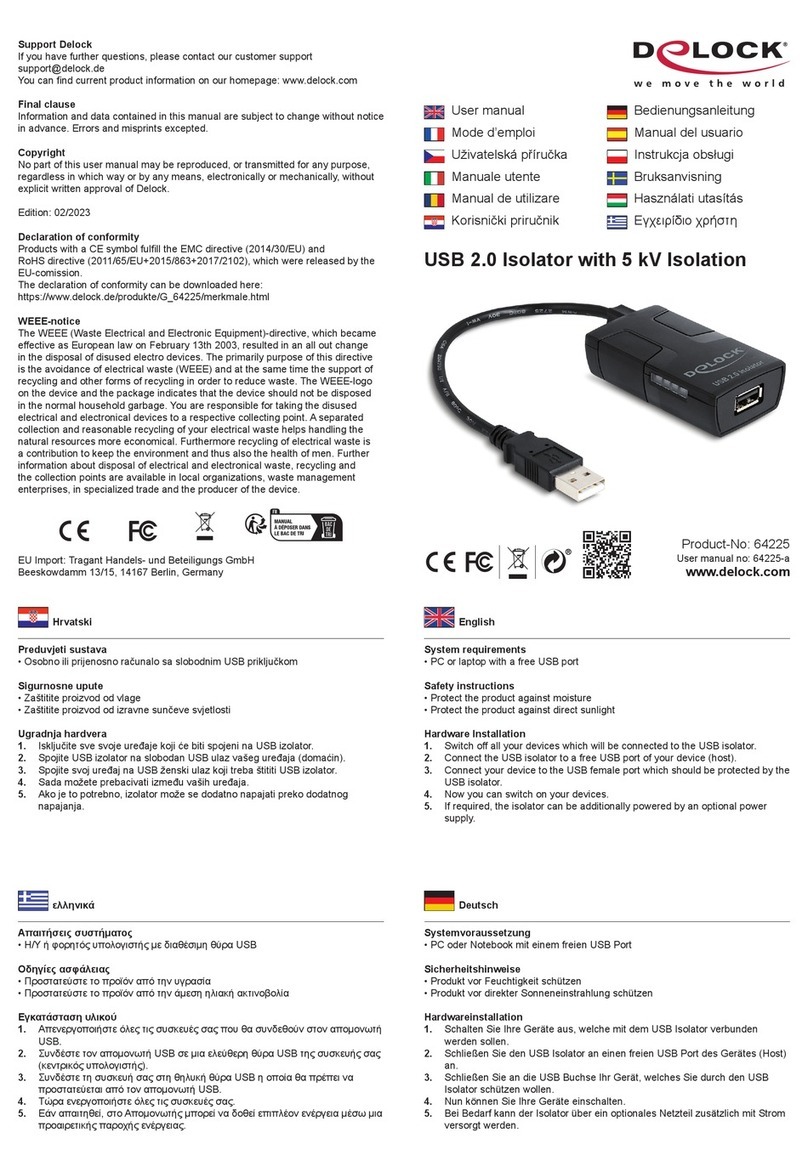 DeLOCK 64225 user manual