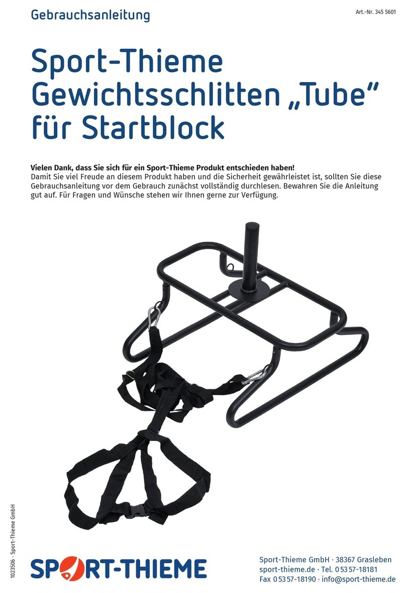 Sport-thieme Tube instruction manual Sport-thieme Tube instruction manual