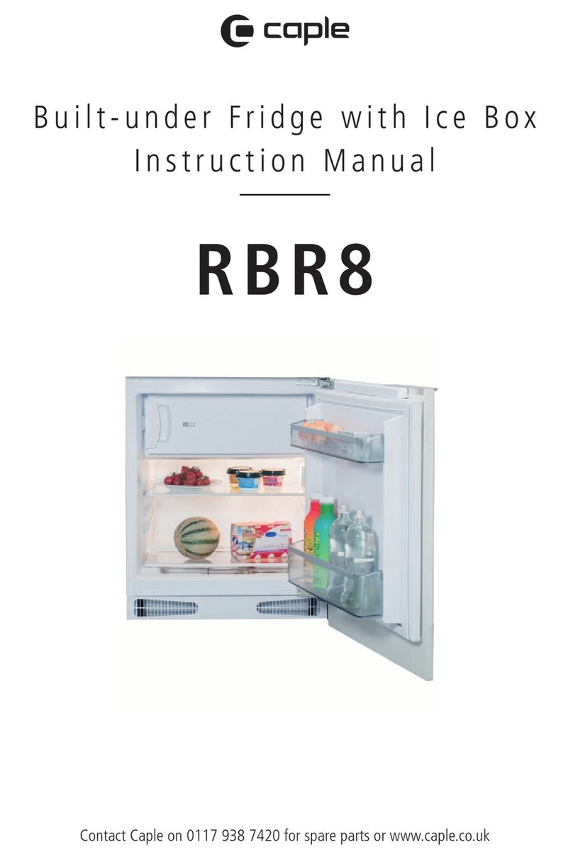 Caple RBR8 User manual