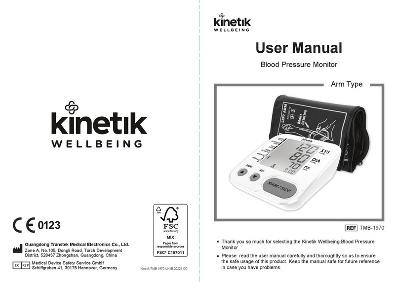 Kinetik TMB-1970 User manual