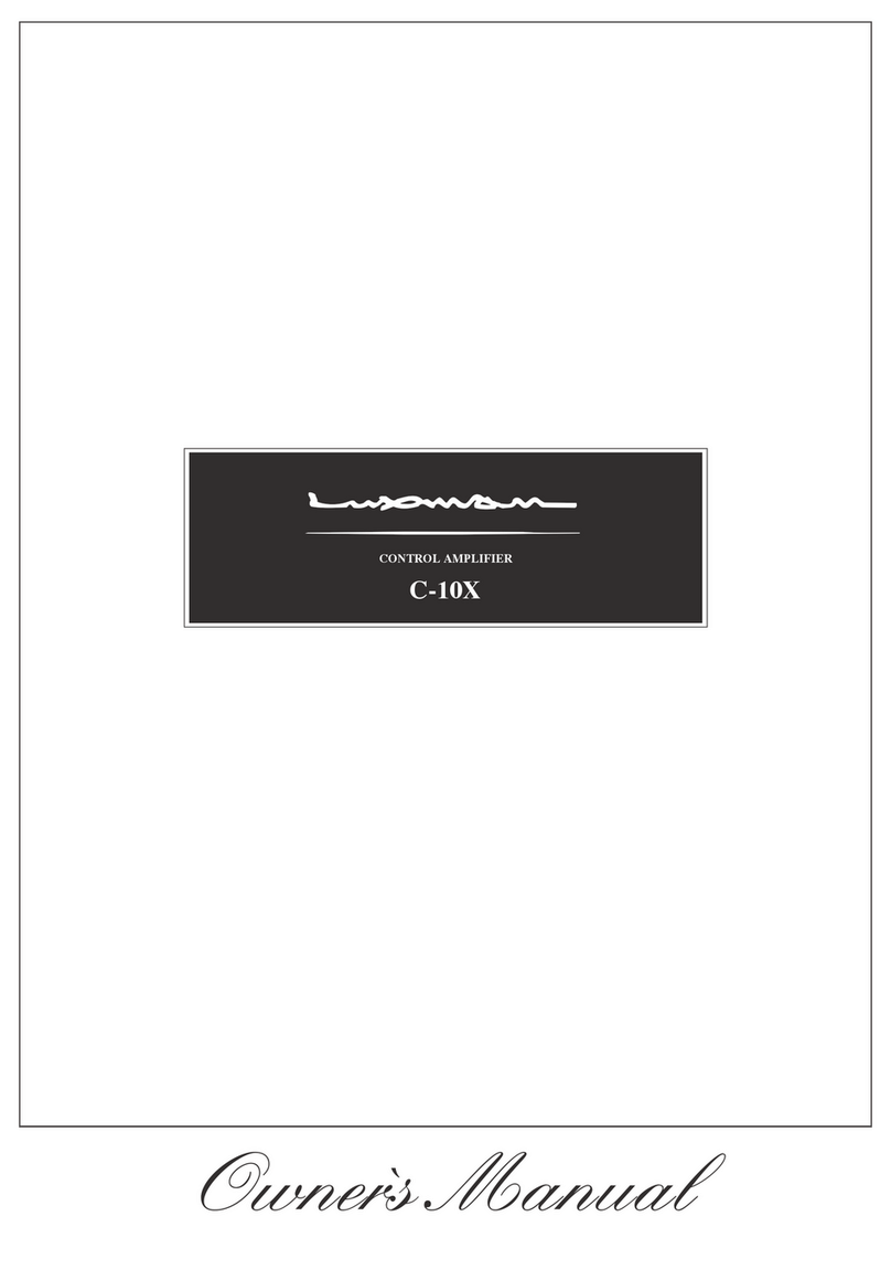 Luxman C-10X owner's manual