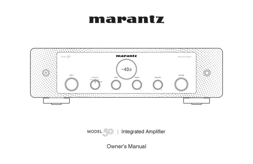 Marantz 50 owner's manual