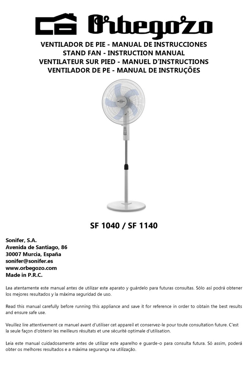 Orbegozo SF 1040 User manual