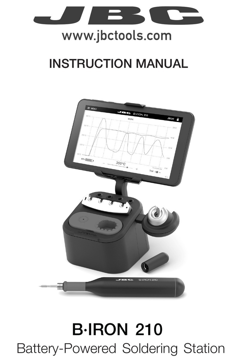 jbc B-iRON 210 User manual