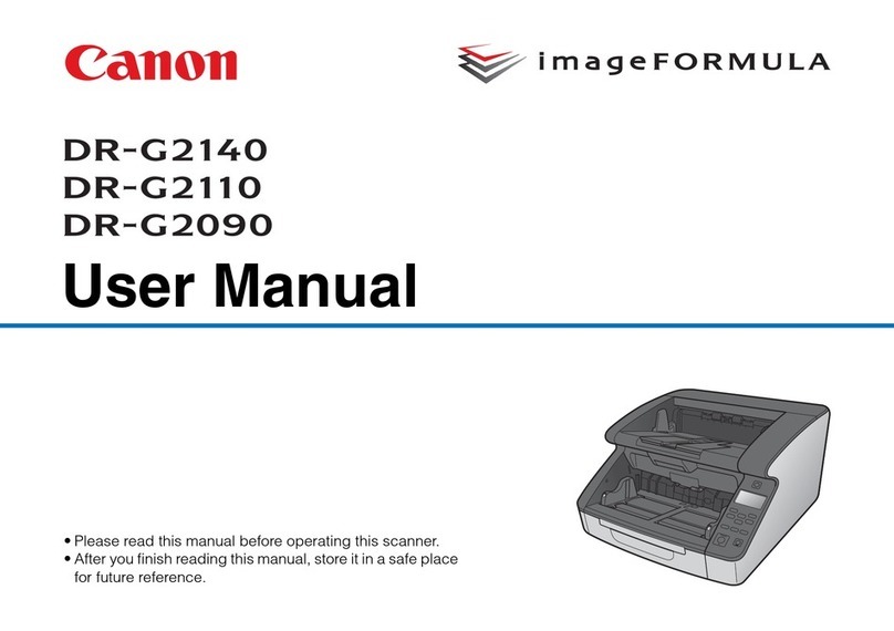 Canon imageFORMULA DR-G2140 User manual