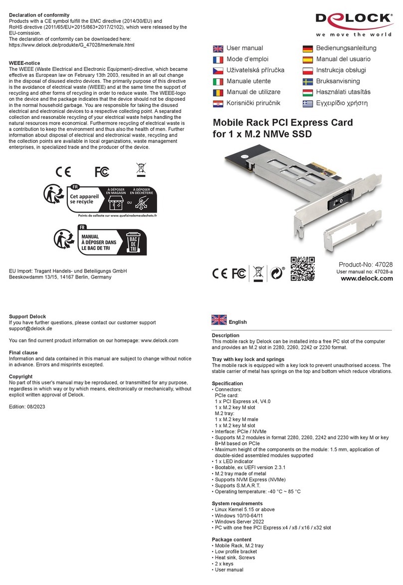 DeLOCK 47028 User manual DeLOCK 47028 User manual