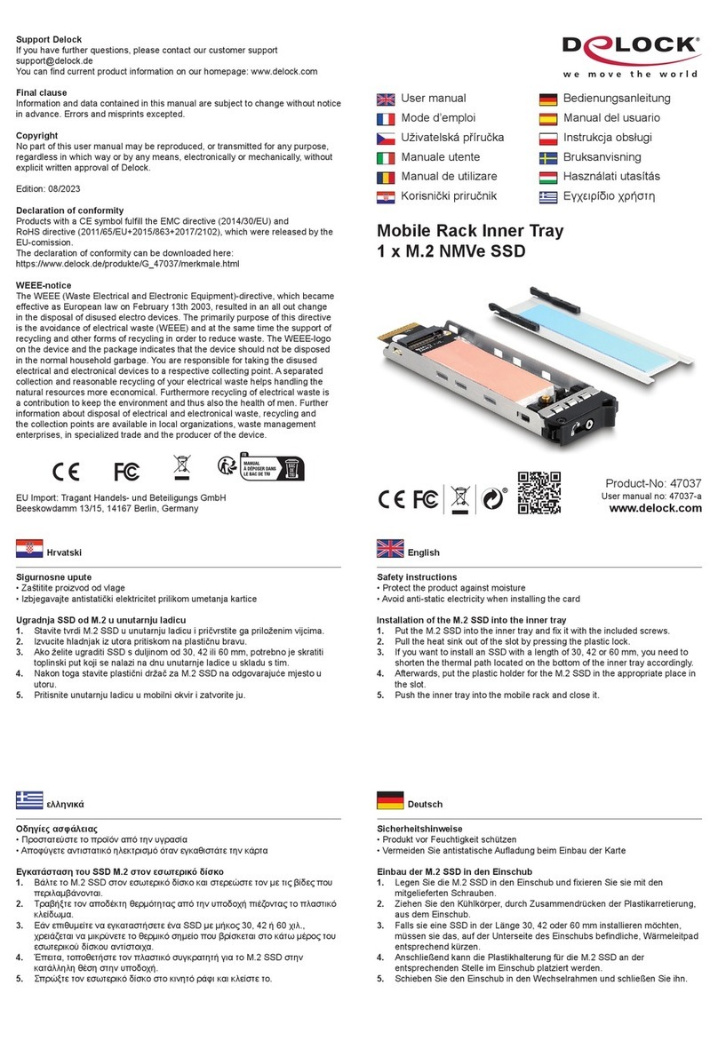 DeLOCK 47037 User manual